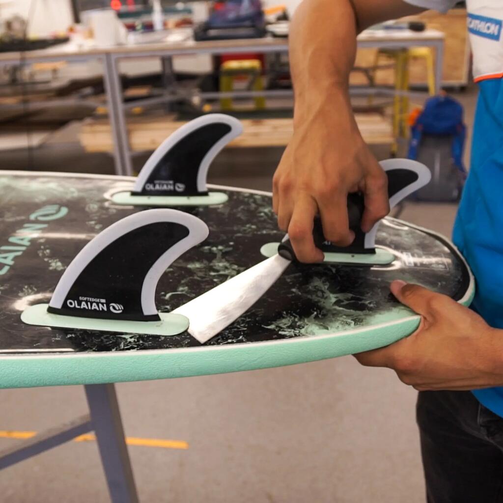 Foam surfboard accessory replacement